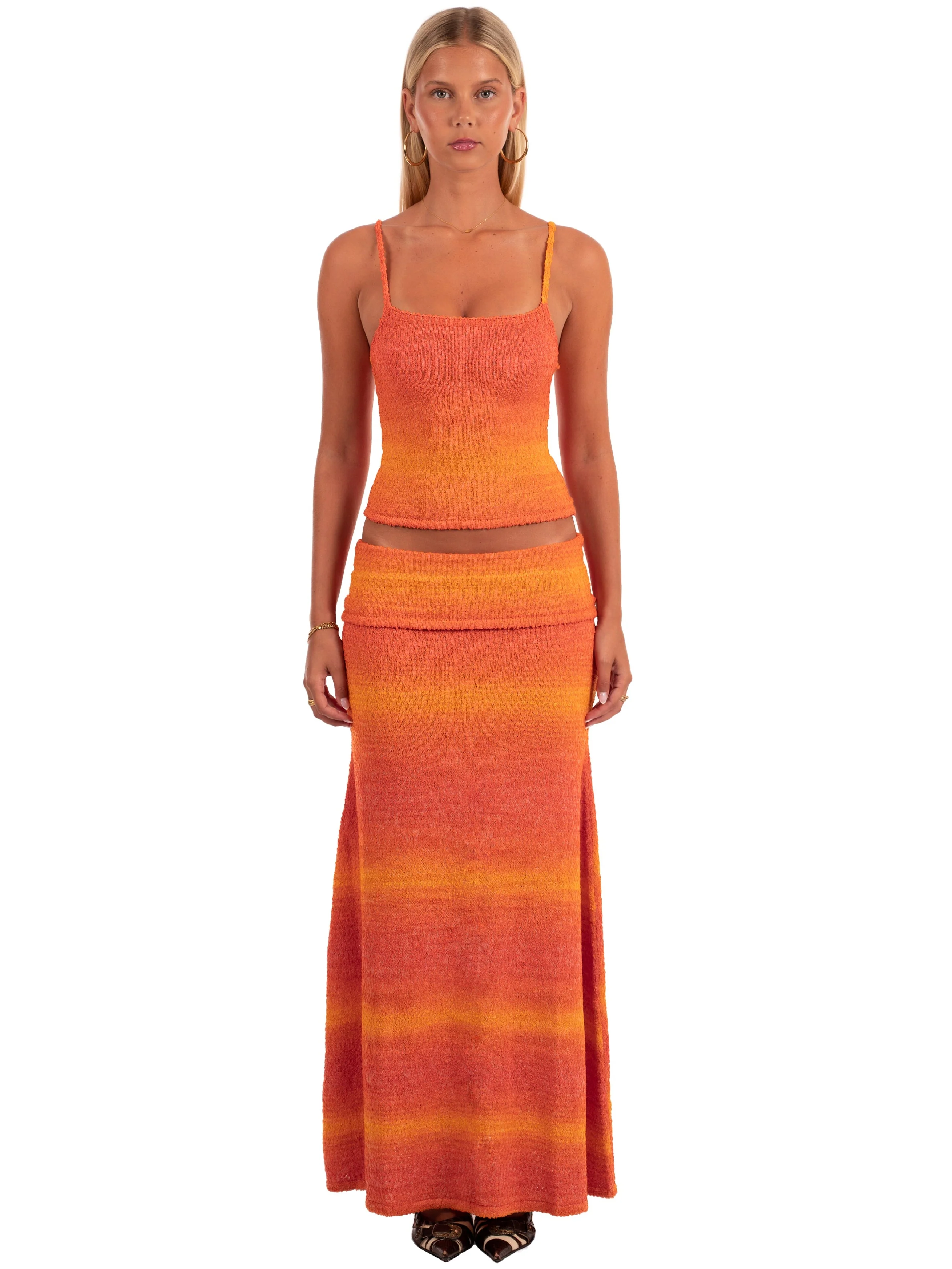 Gabriella Maxi Skirt | Papaya