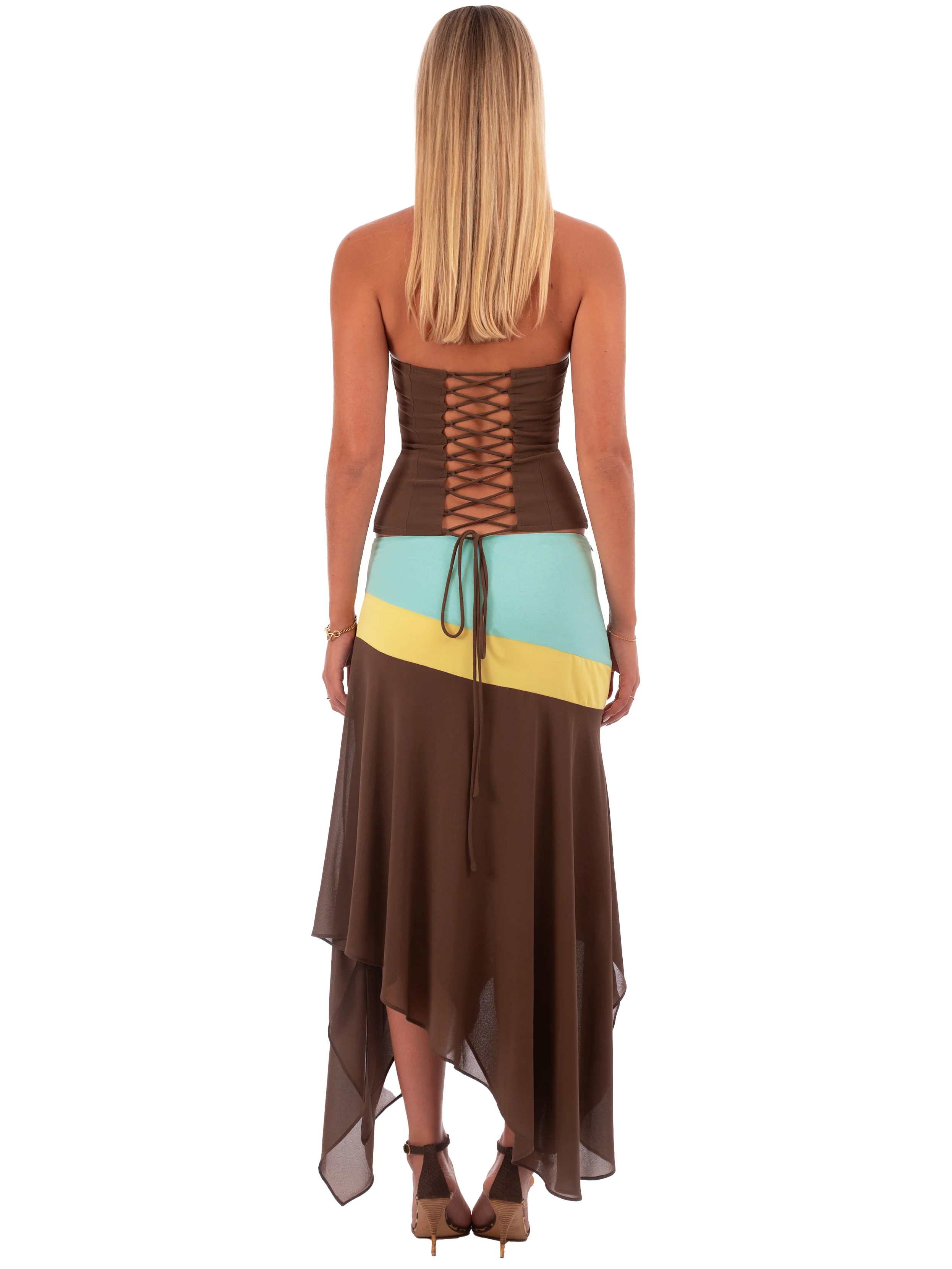 Iris Midi Skirt | Mocha - Image 4
