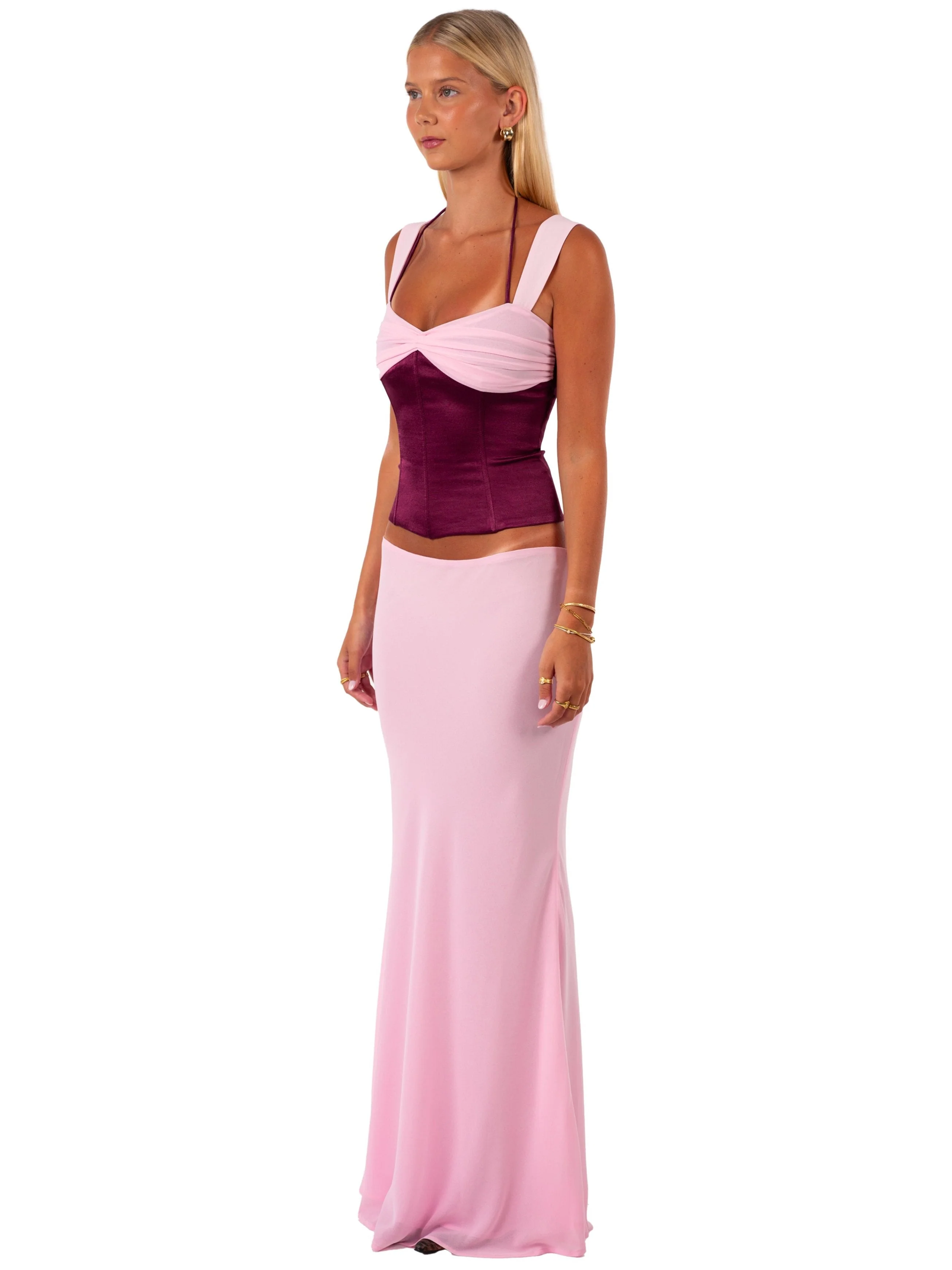 Scarlett Maxi Skirt | Berry - Image 3