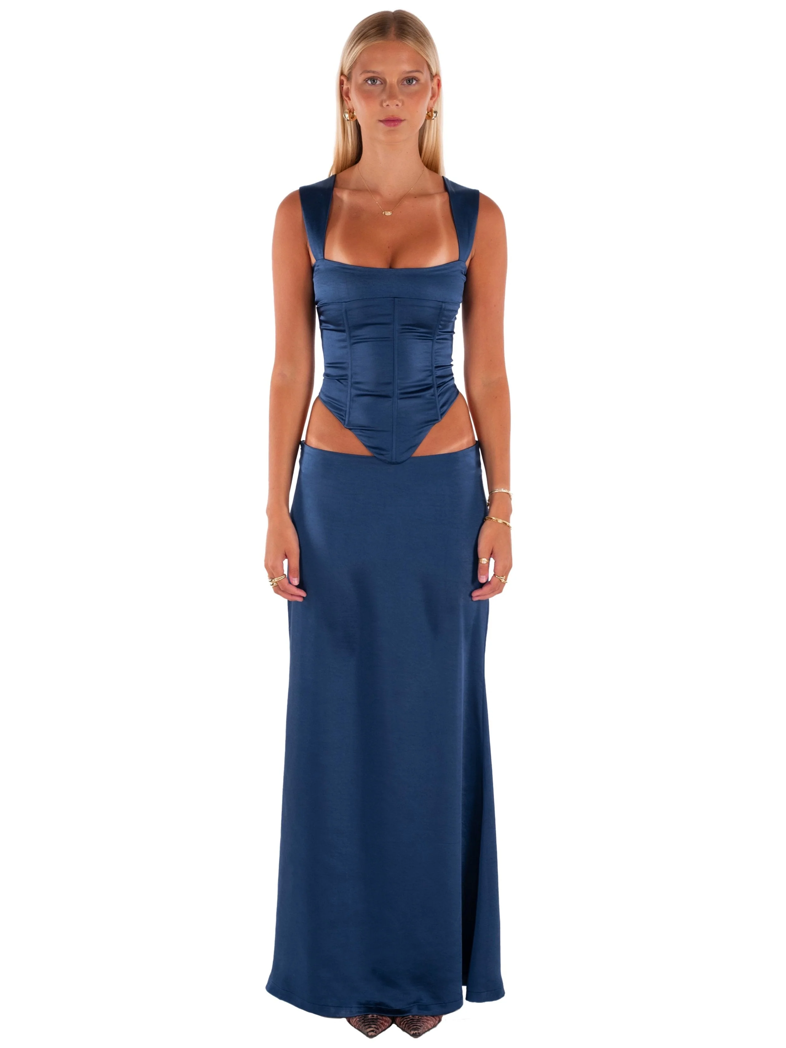 Valerie Maxi Skirt | Midnight